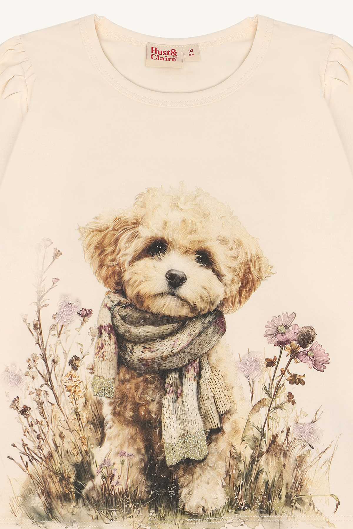 Hust & Claire Alma genser - Dog, offwhite