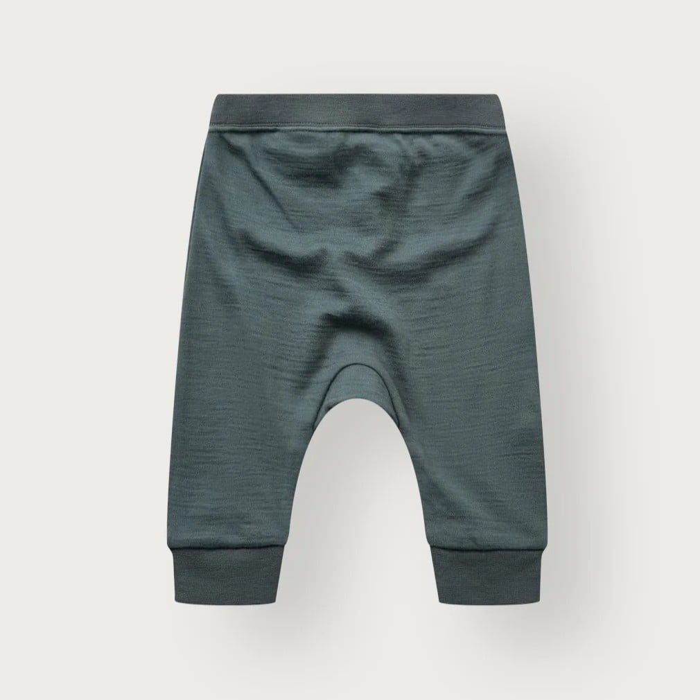 Hust & Claire Gaby ull/bambus bukse, balsamgreen
