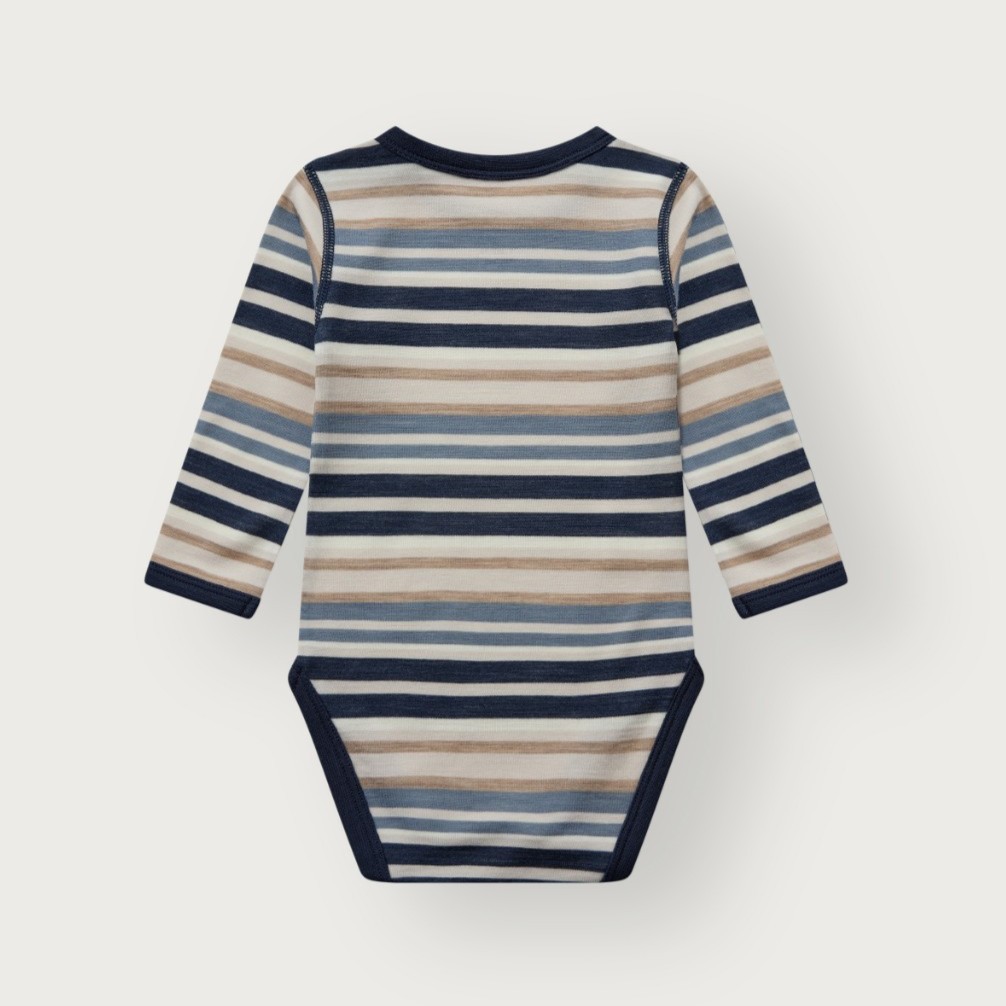 Hust & Claire Baloo ull/bambus body - Multi, blues