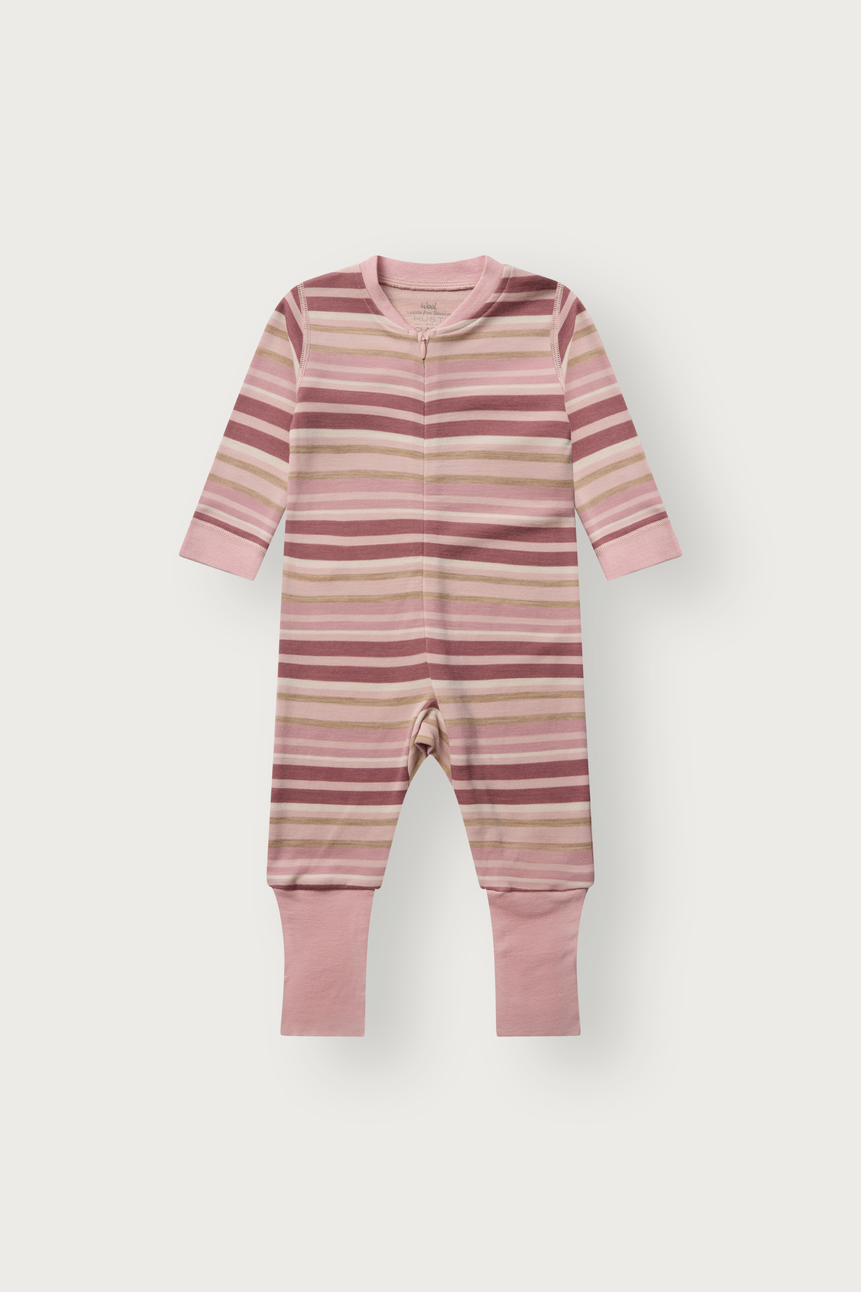 Hust & Claire Manu ull/bambus heldress - Multi Rosa - 11050004-DustyRose-56 cm - 1