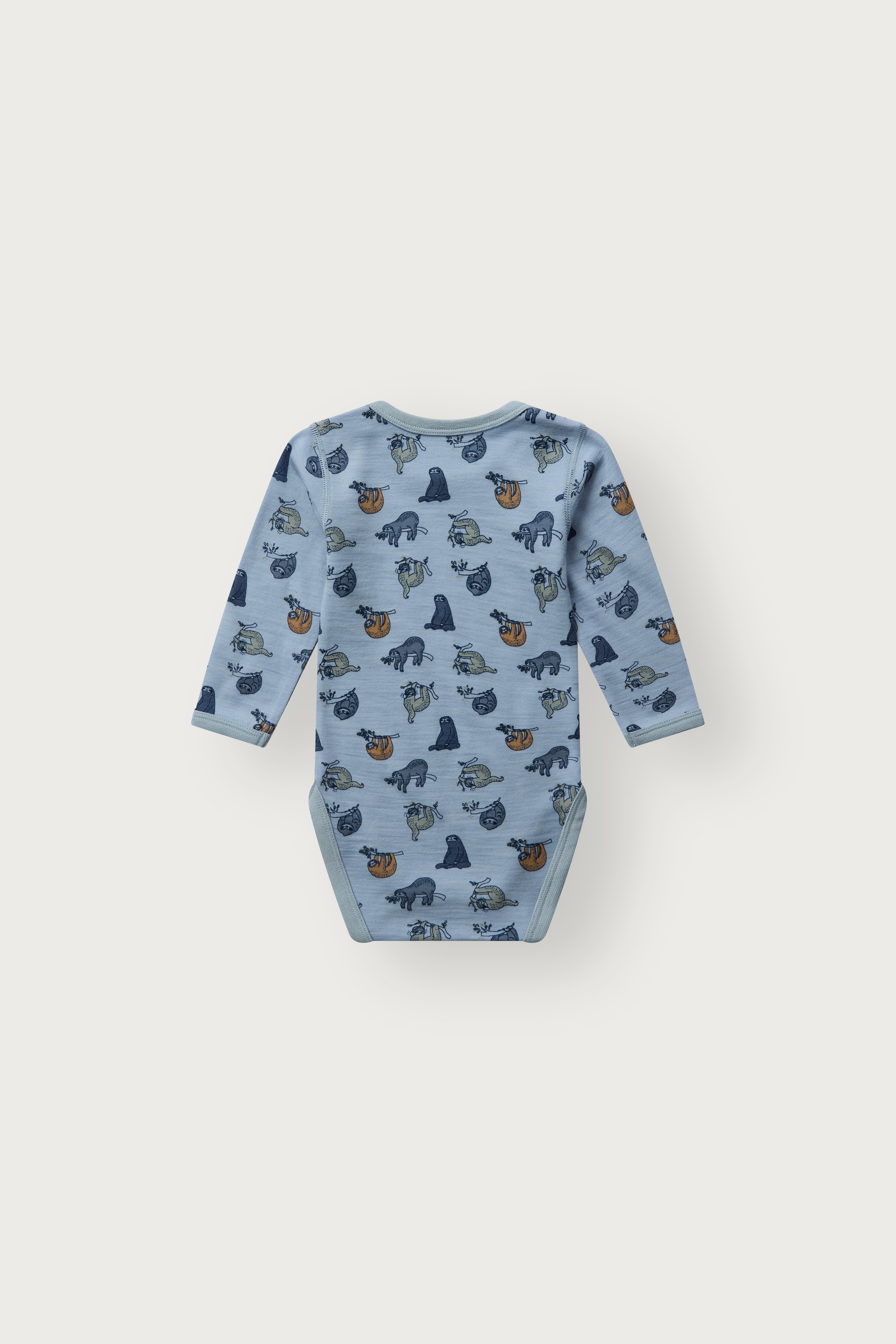 Hust & Claire Baloo ull/bambus body - Lazy, babyblue