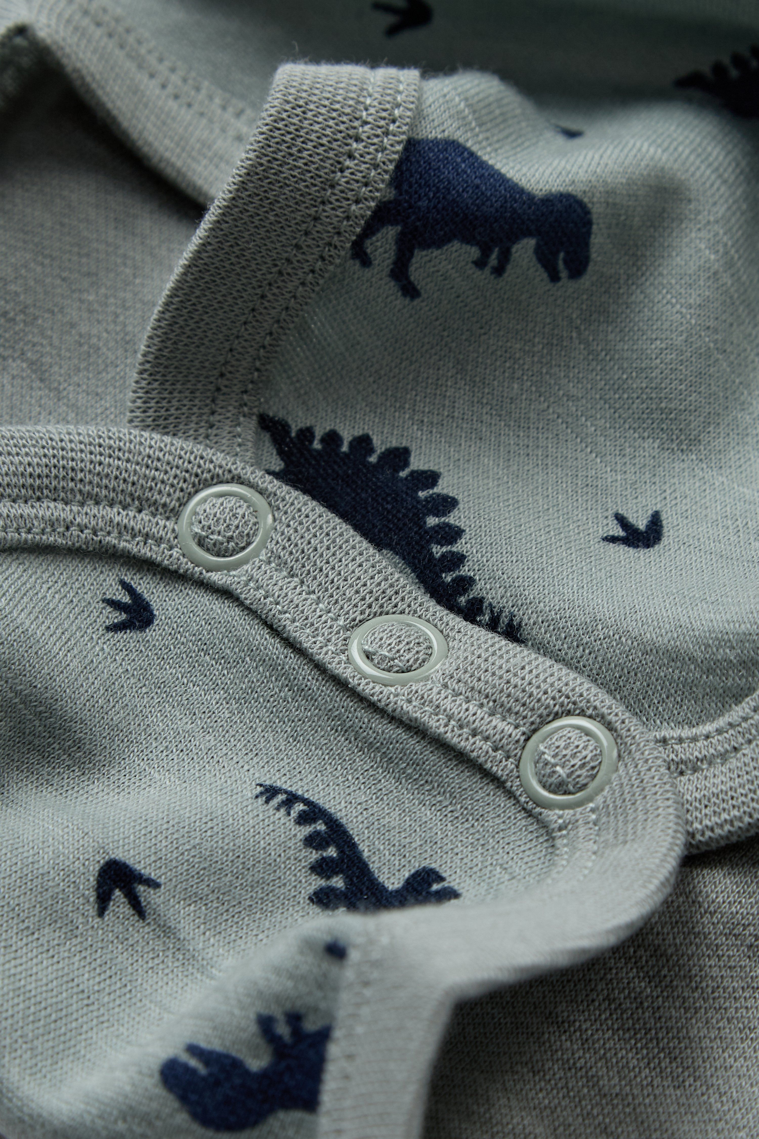 Hust & Claire Baloo ull/bambus body - Dino, slategreen