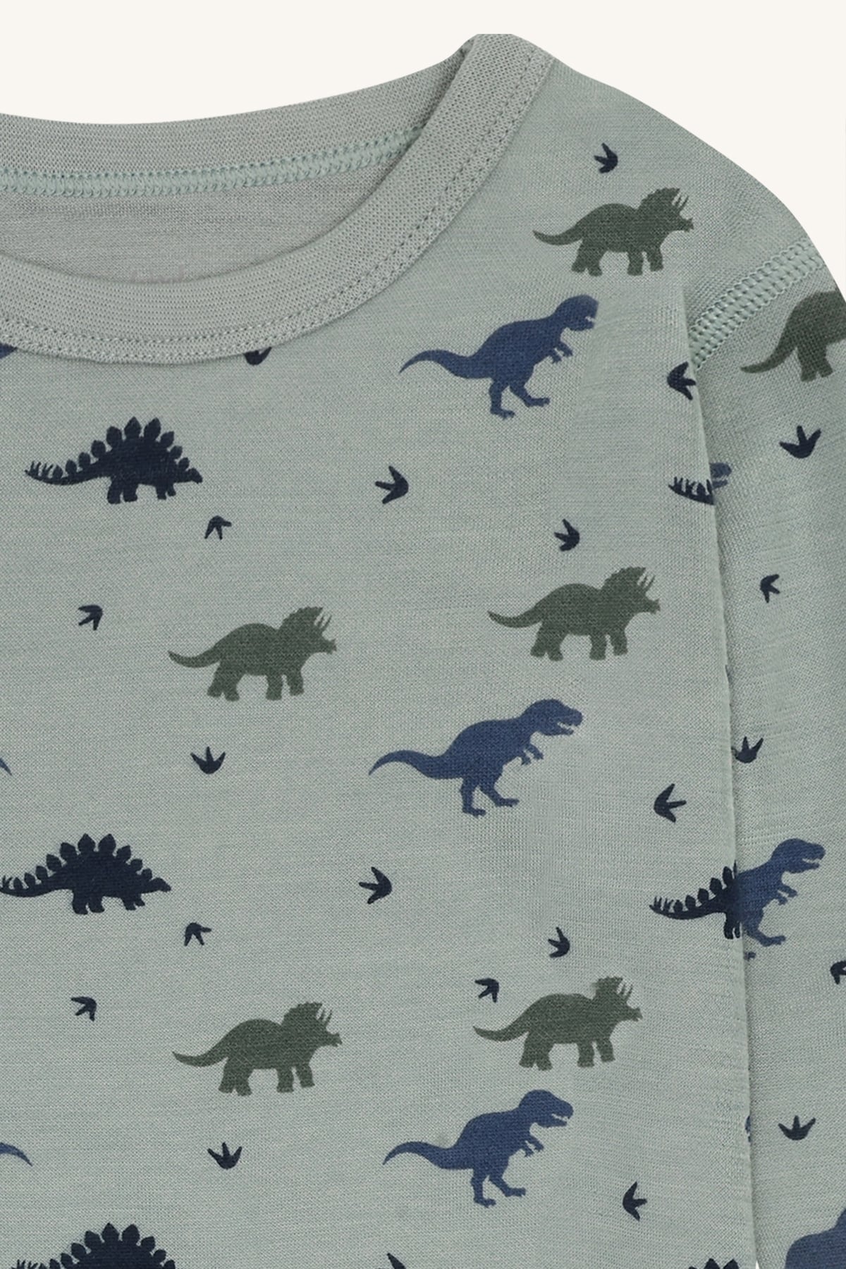 Hust & Claire Abba ull/bambus genser - Dino, slategreen