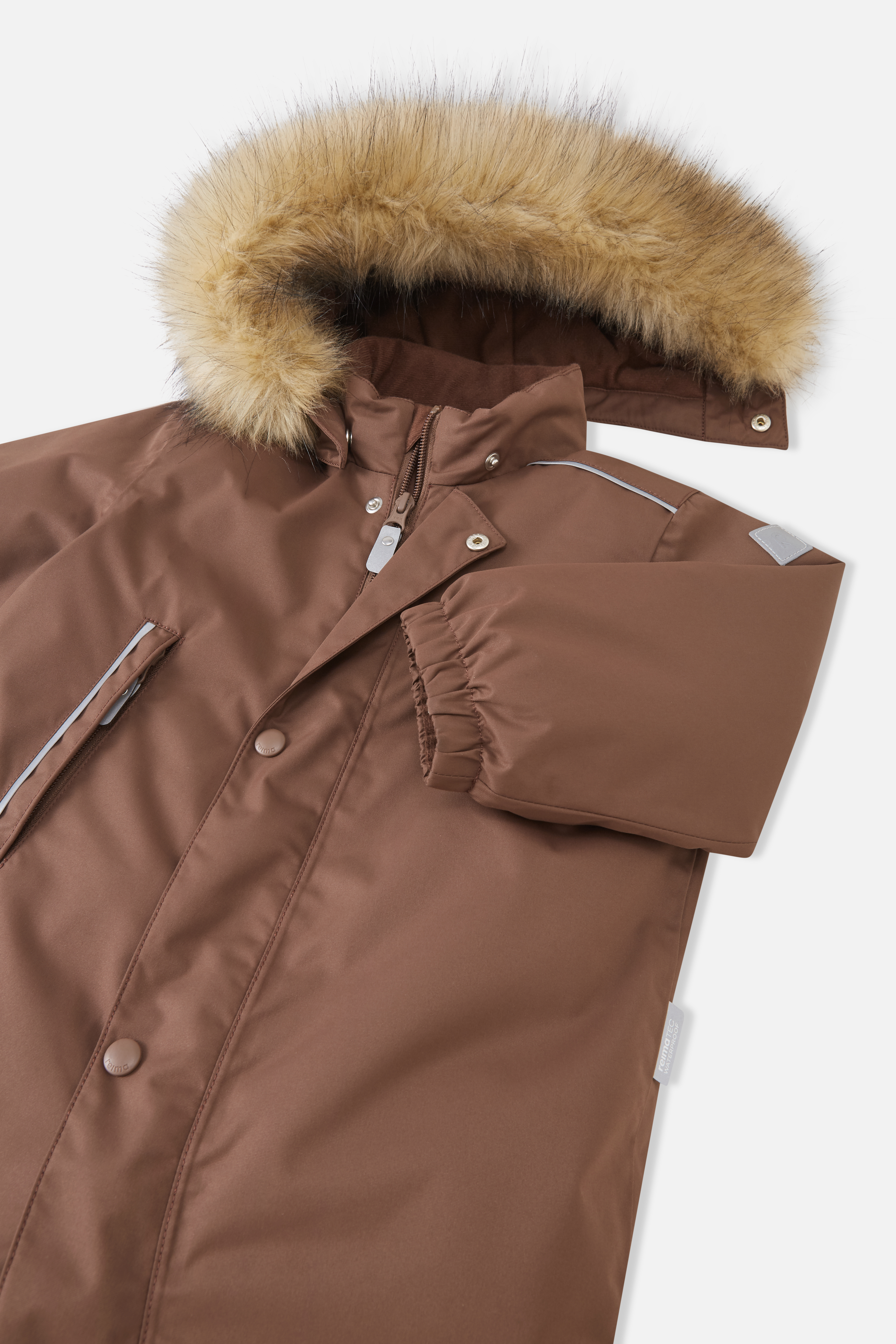 Reima Umber Brown-Brown Gotland Winter Overall