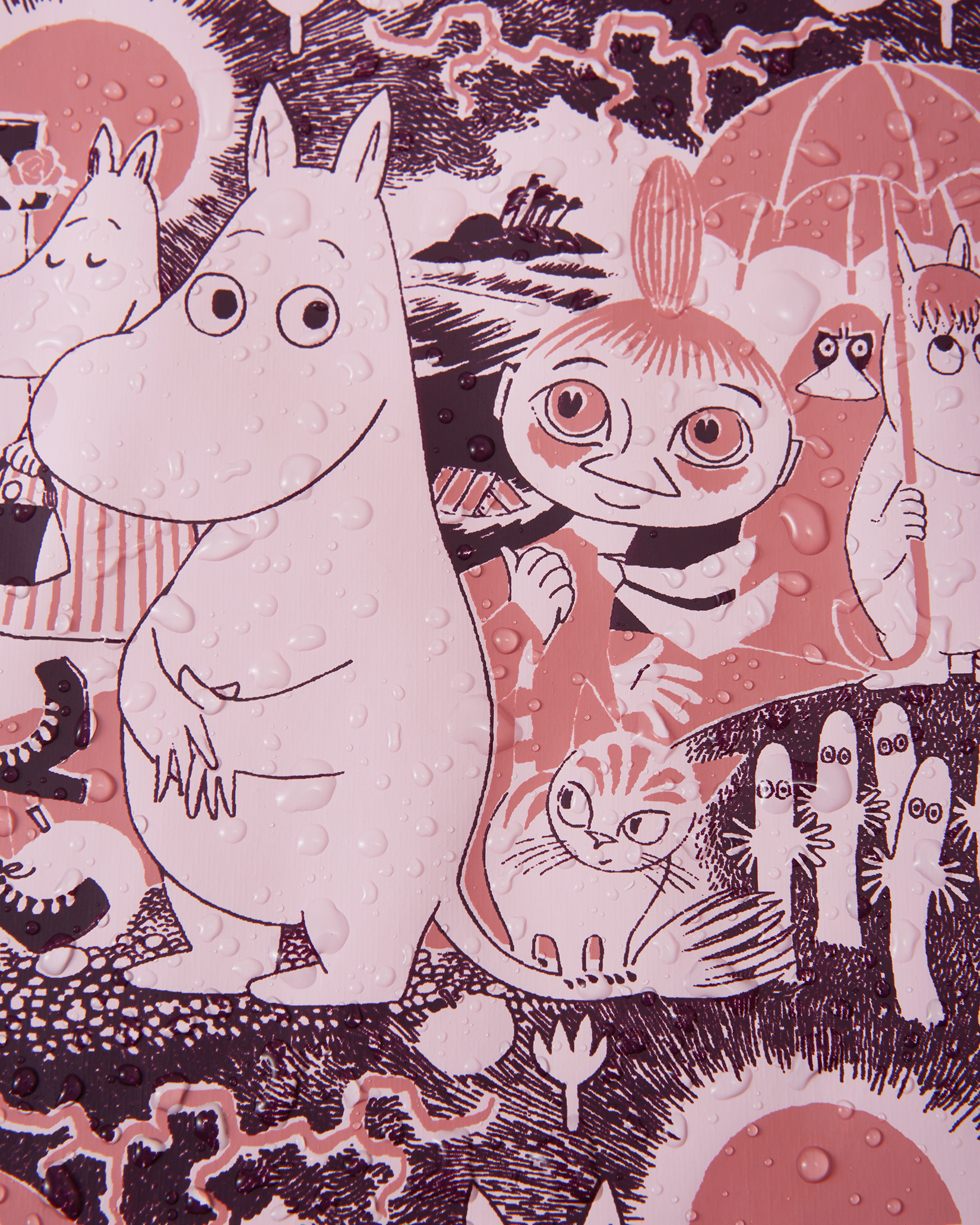 Reima Moomin Vesi regnjakke, palerose