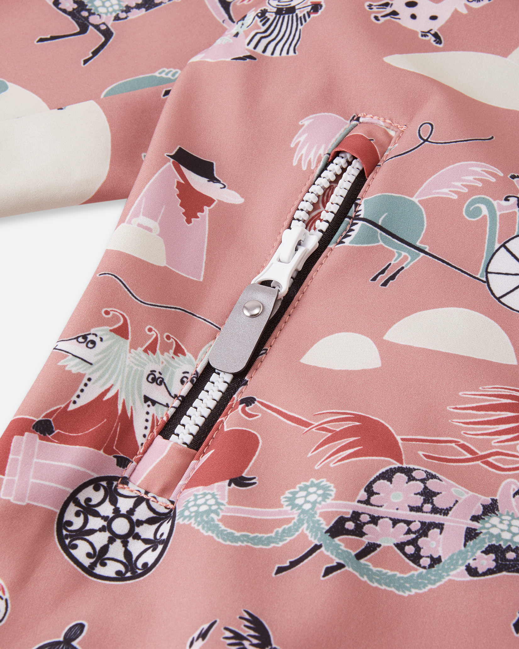 Reima Moomin Mjosa softshelldress, roseblush