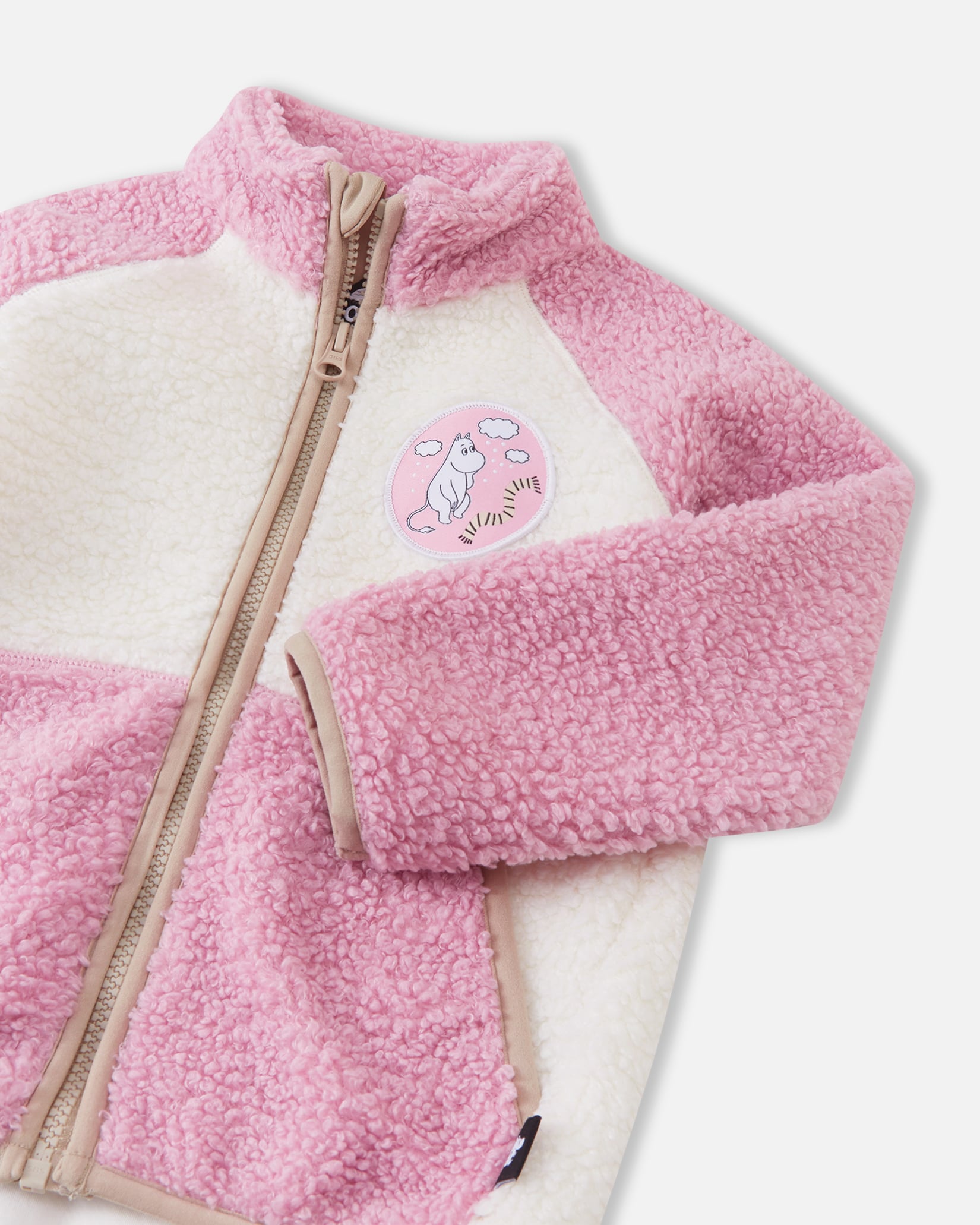 Reima Moomin Kramgo fleecegenser, greypink