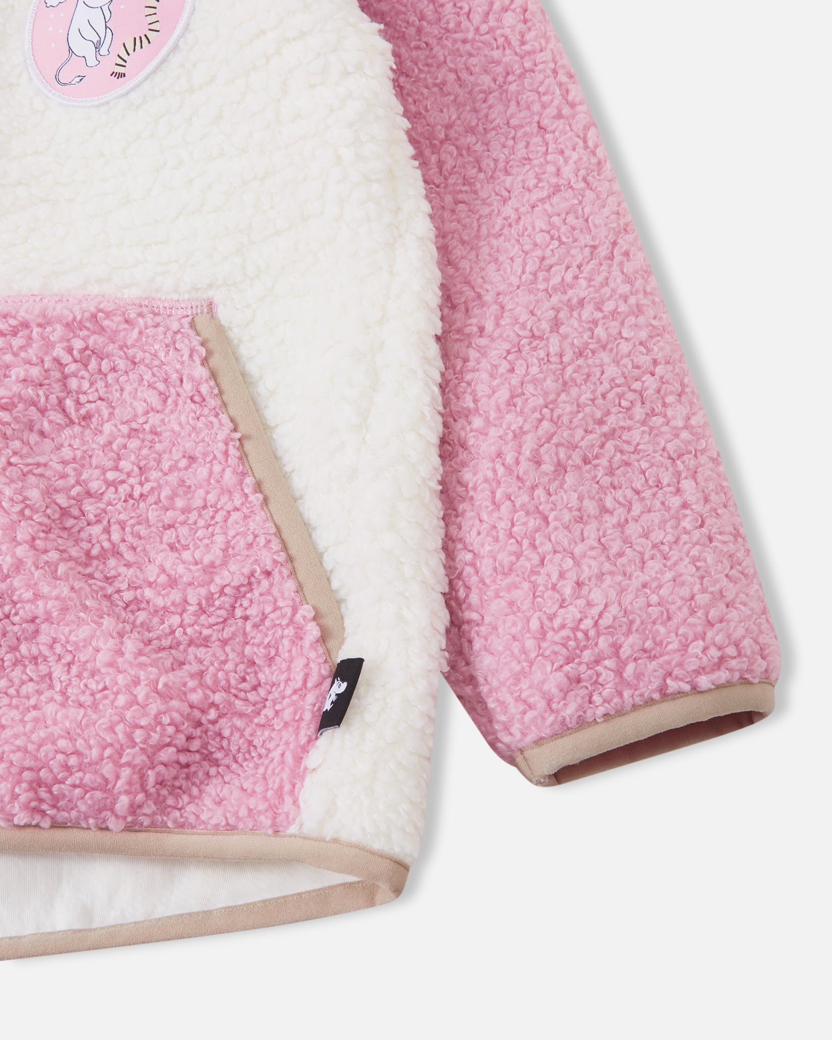 Reima Moomin Kramgo fleecegenser, greypink