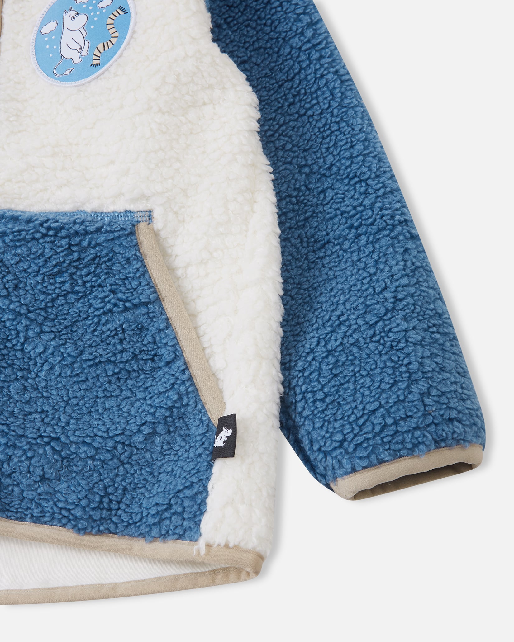 Reima Moomin Kramgo fleecegenser, blueocean