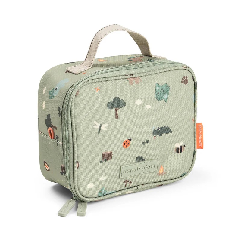 Tiny Trails isolert lunsjbag, green