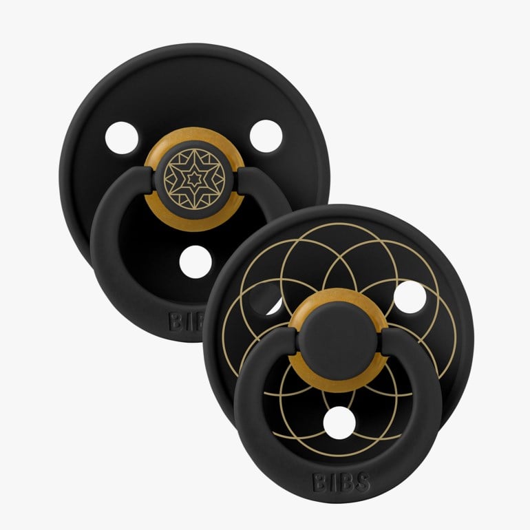 Pacifier Studio Colour 2-pk Layl Latex Sort - 11050359-Black-1 - 1