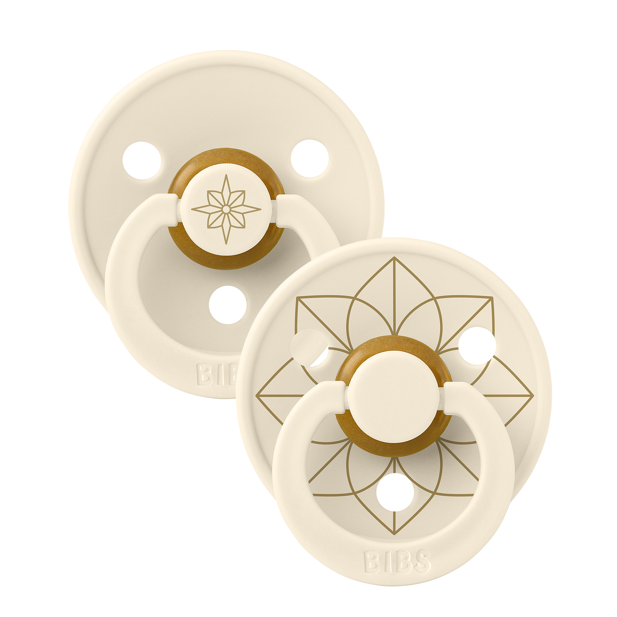 Pacifier Studio Colour 2-pk Noor Latex Hvit - 11050366-Ivory-1 - 1