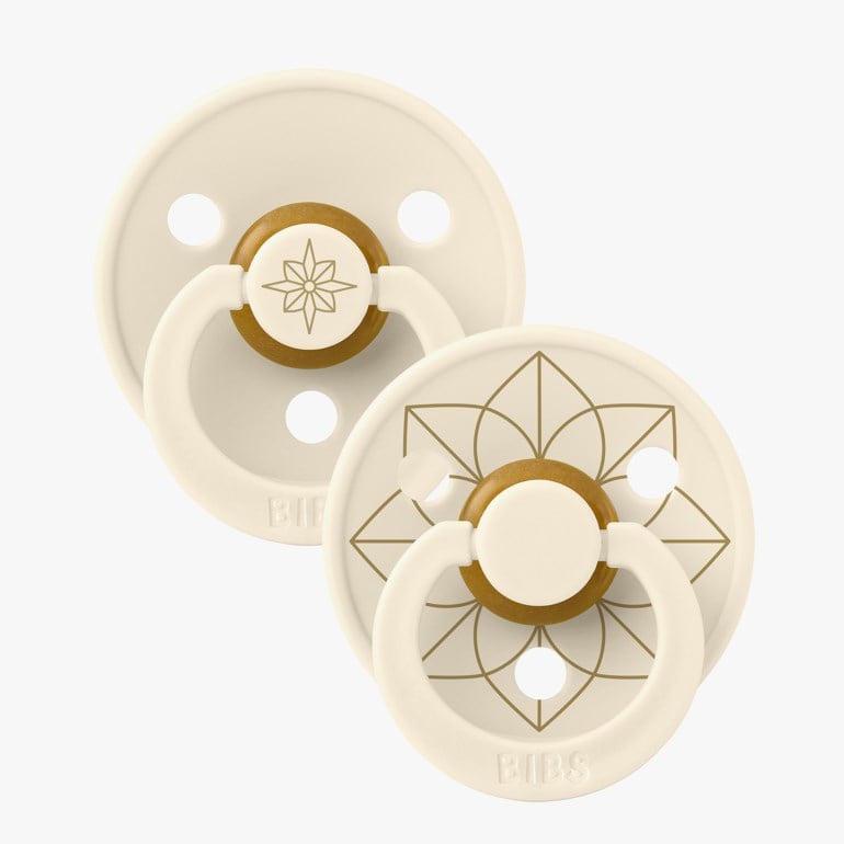 Pacifier Studio Colour 2-pk Noor Latex Hvit - 11050366-Ivory-1 - 1