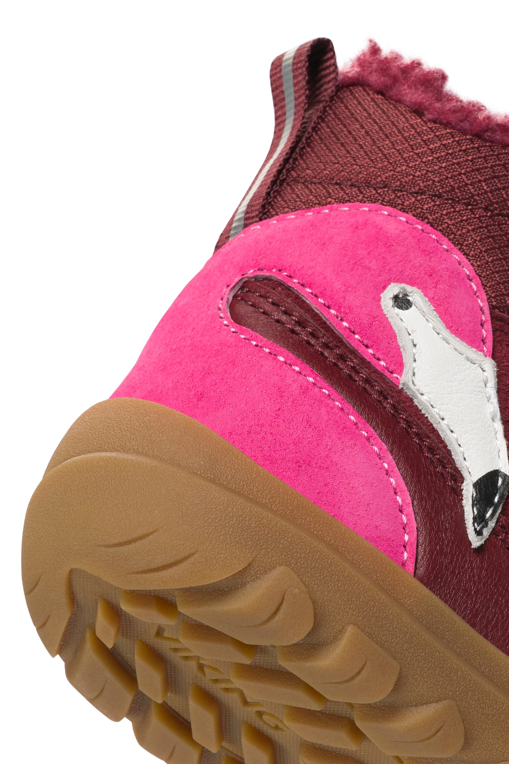 Viking Alv Barefoot Paw Warm WP 2V, burgundy