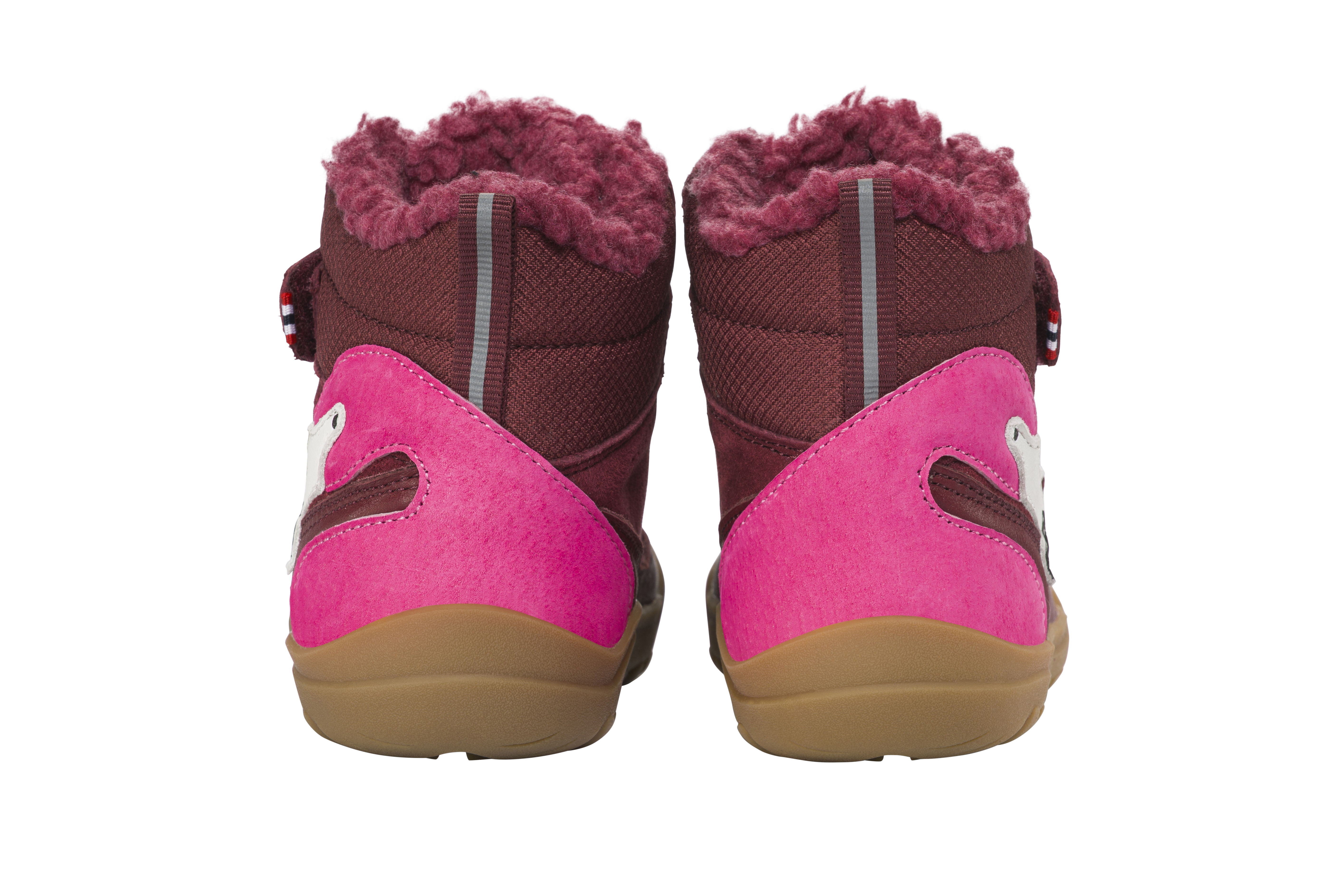 Viking Alv Barefoot Paw Warm WP 2V, burgundy