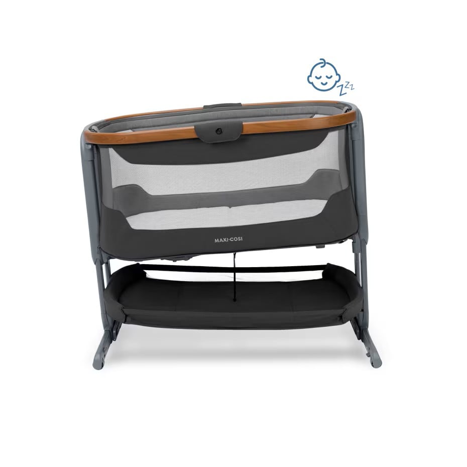 Iora Pro Elegance - Bedside Crib, graphite