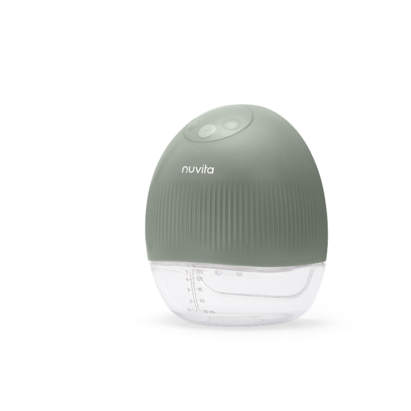 Materno Flow 1264W bærbar elektrisk brystpumpe, sagegreen