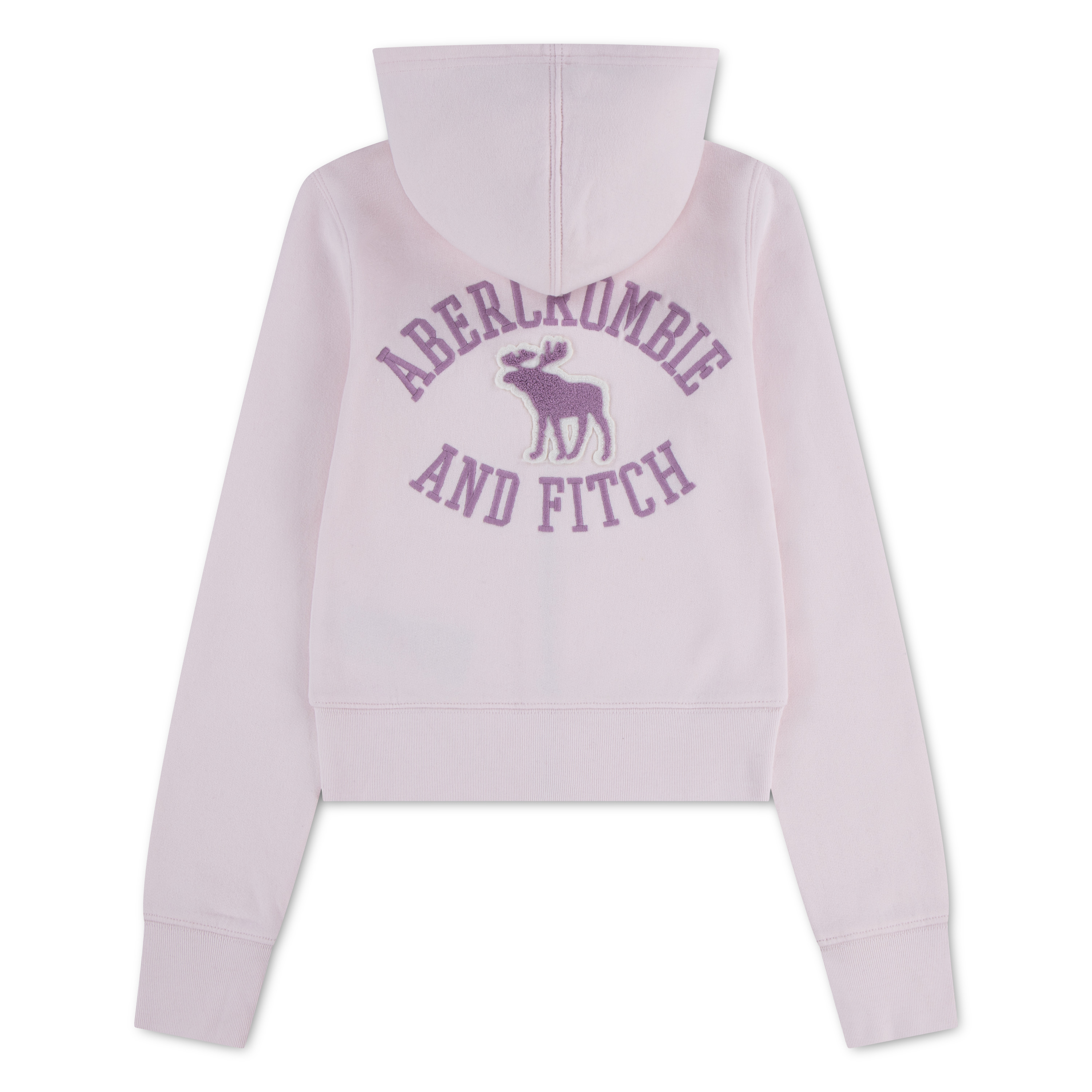 Abercrombie graphic hettejakke, pinkmarshmallow