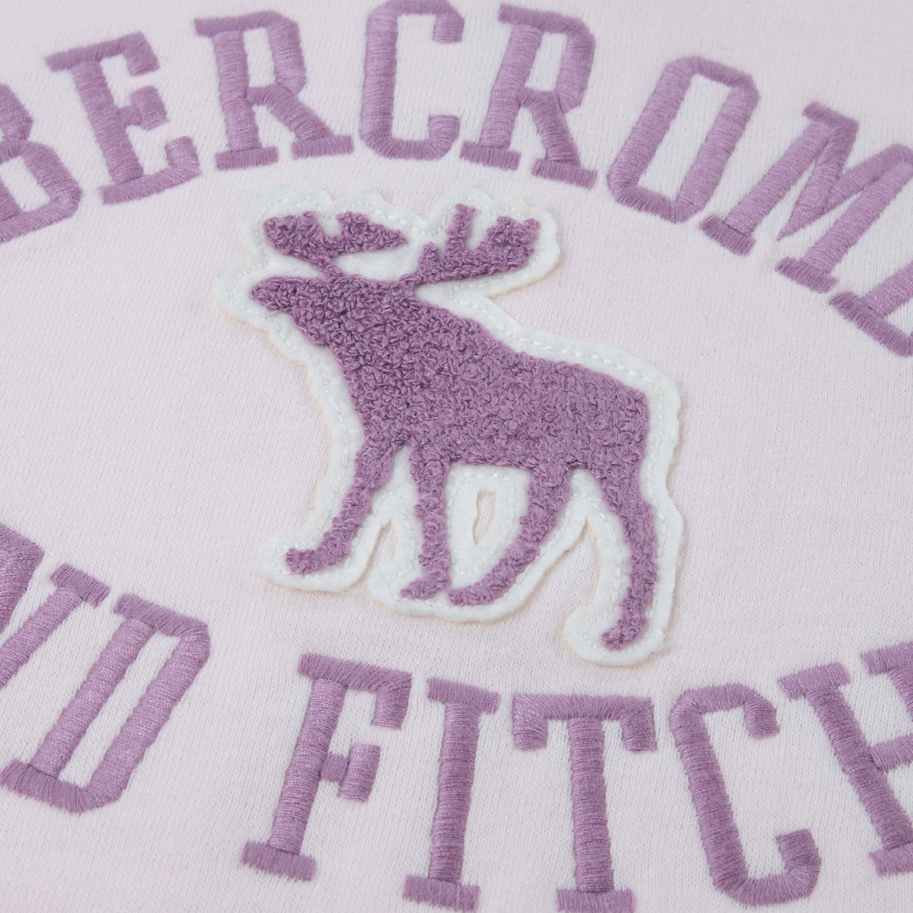 Abercrombie graphic hettejakke, pinkmarshmallow