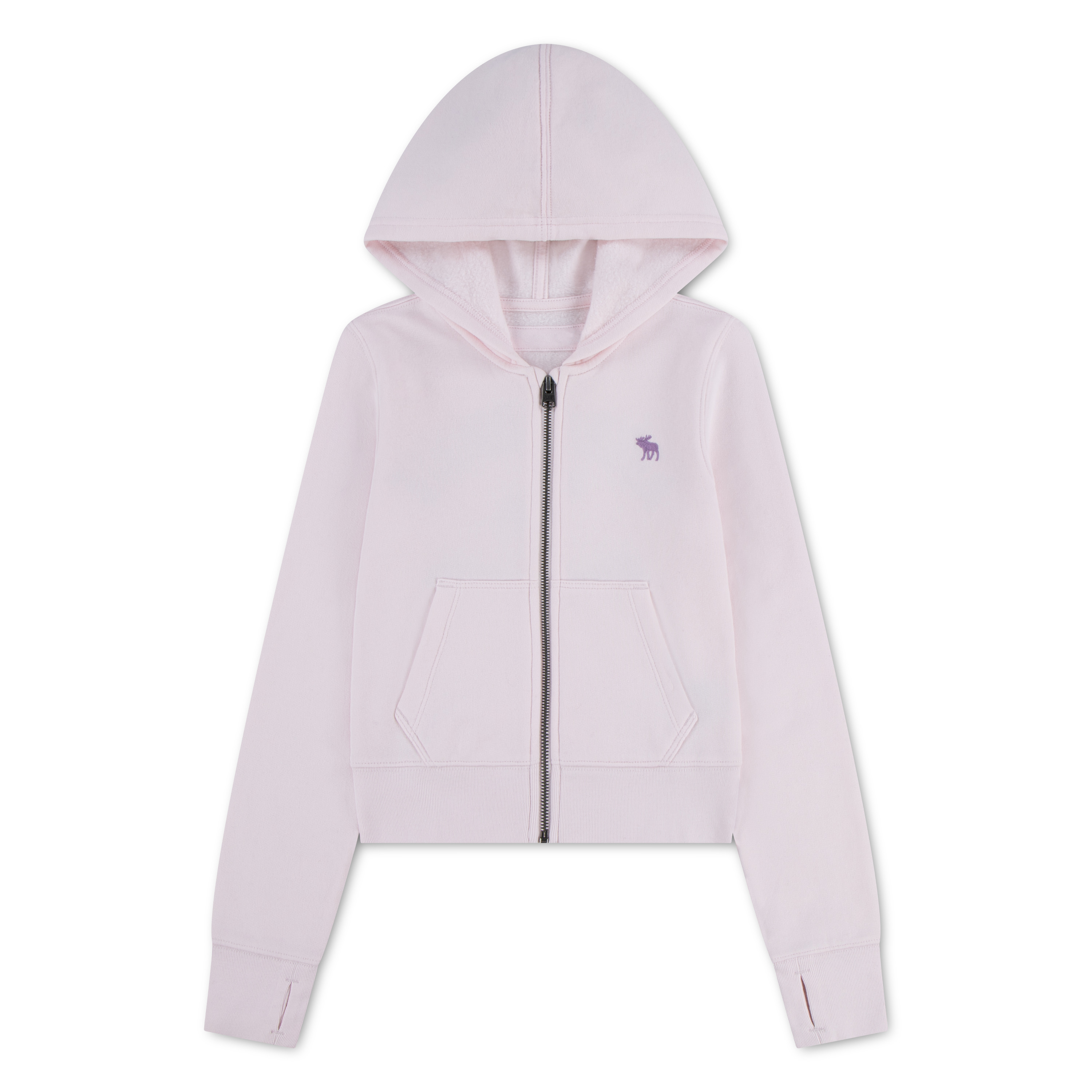 Abercrombie graphic hettejakke, pinkmarshmallow