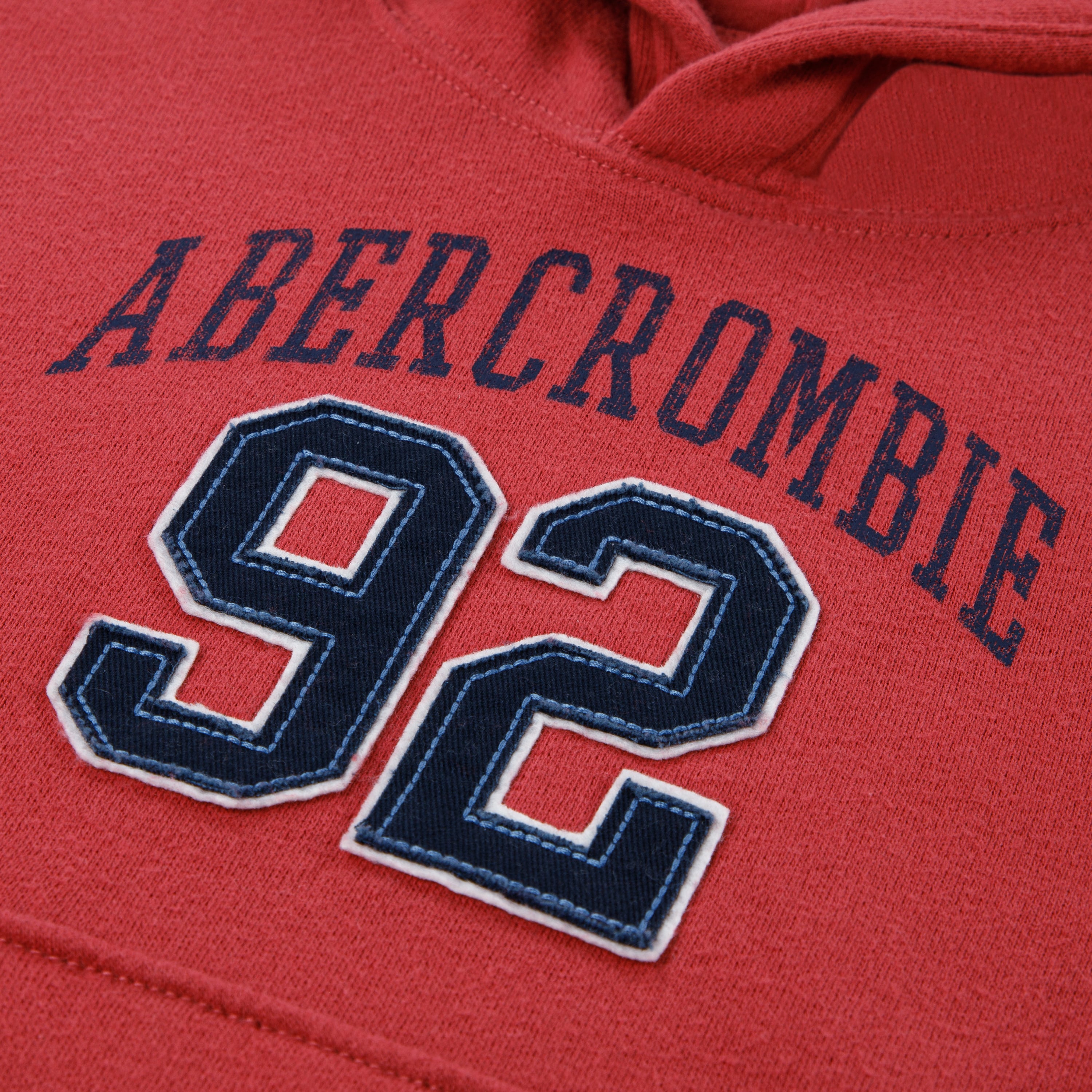 Abercrombie fleecegenser, garnetrose