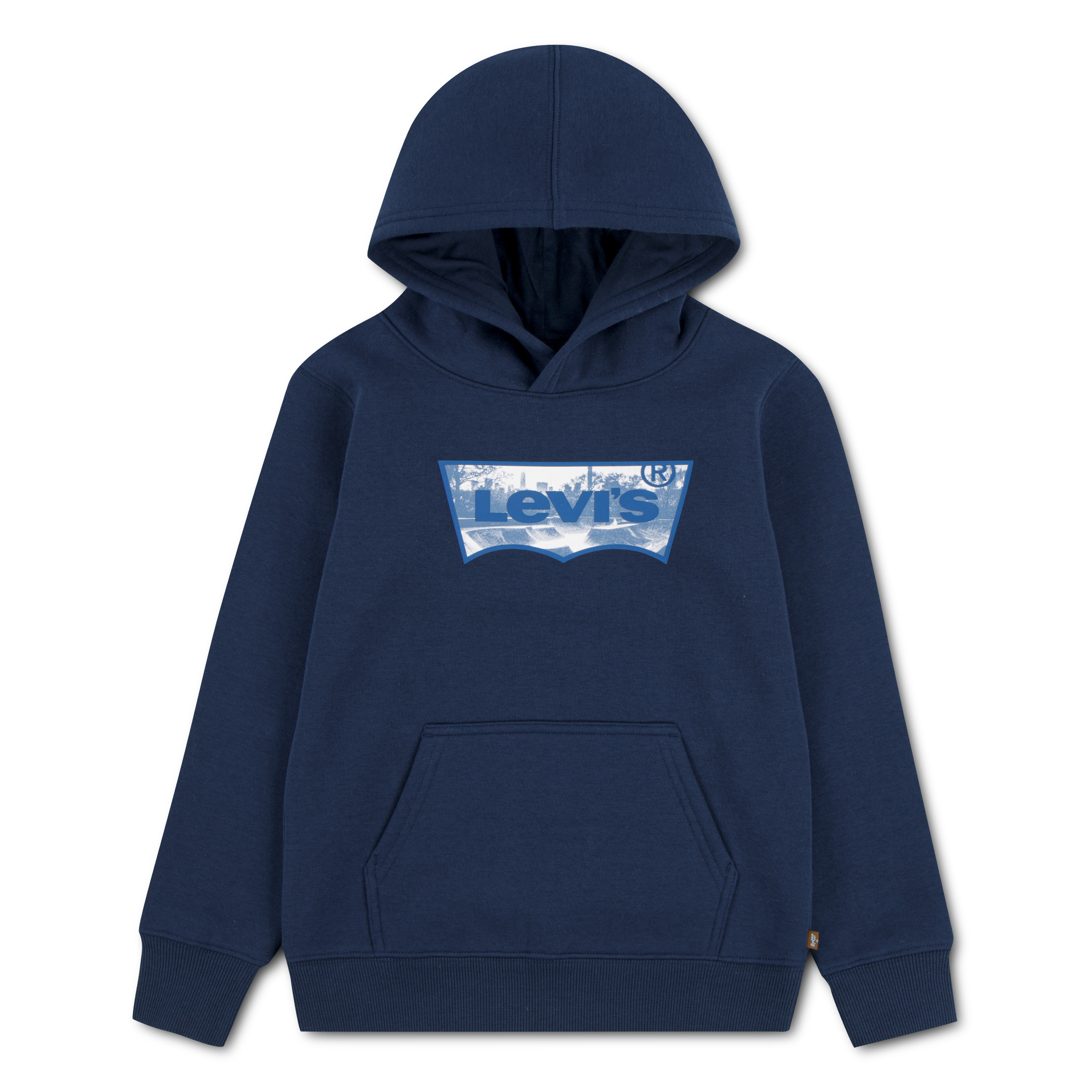 Levi's® Skatepark Batwing hettegenser Blå - 11050666-NavalAcade-2 år - 1