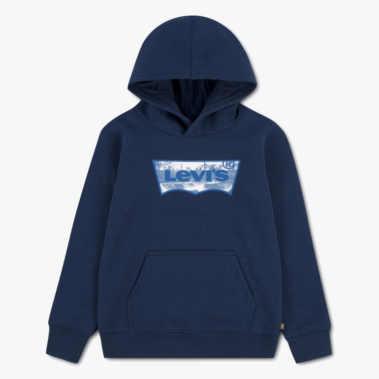 Levi's® Skatepark Batwing hettegenser Blå - 11050666-NavalAcade-2 år - 1