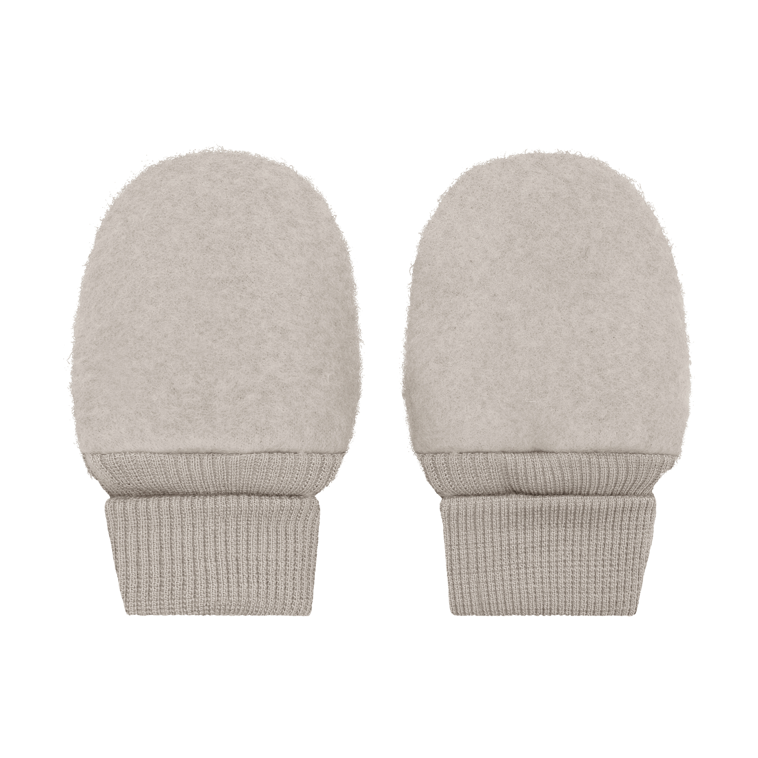 HutteliHut Mittens Wool Fleece, camelmelange