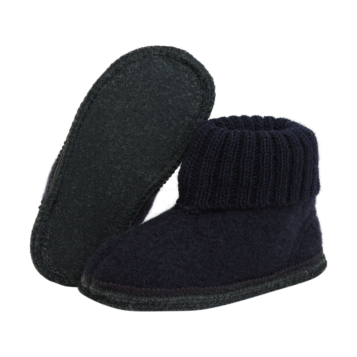 HutteliHut Slippers Wool, navyblazer