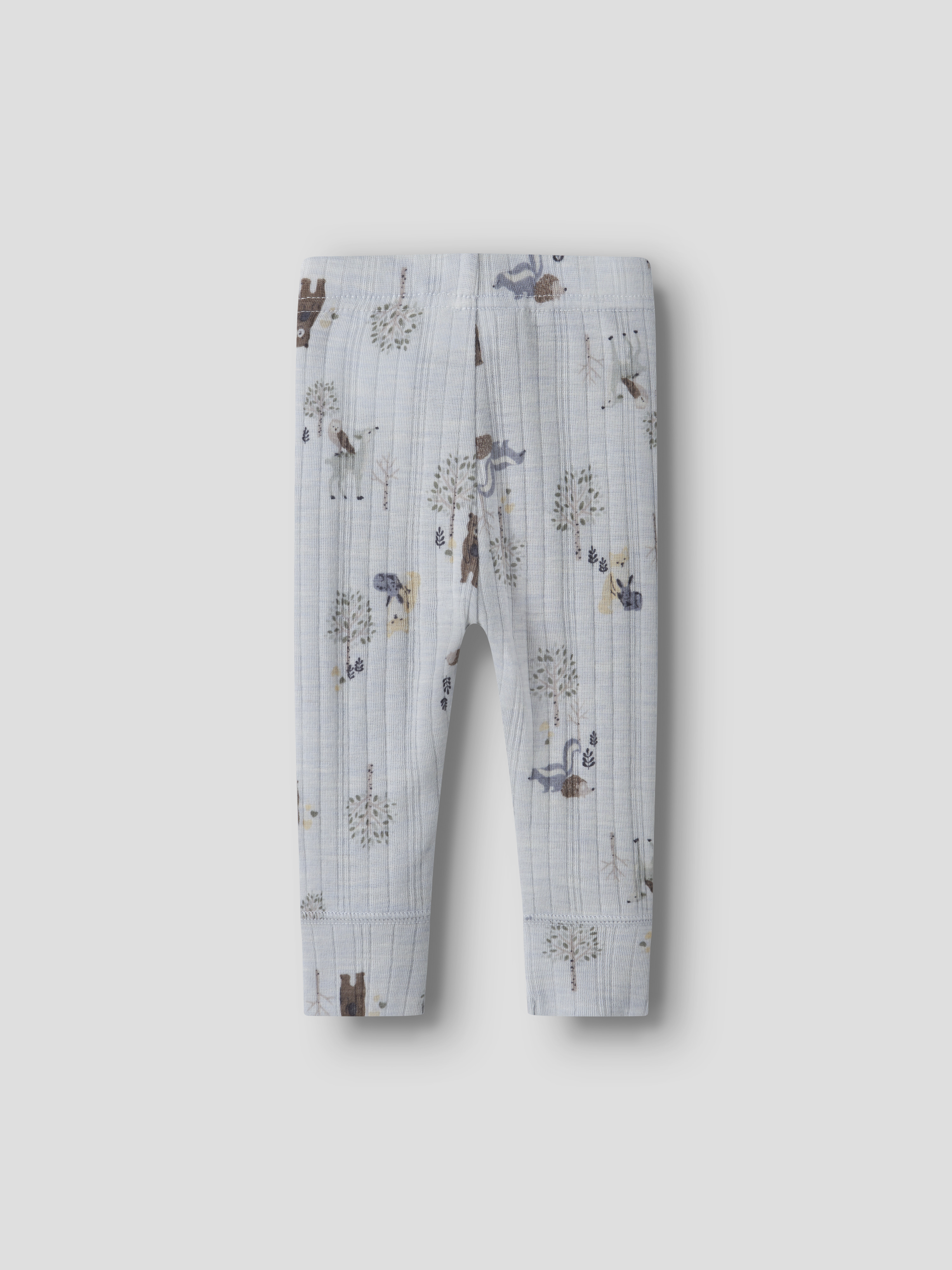 name it baby WANG Ull Legging NOOS - Arctic Ice | Forest Animal