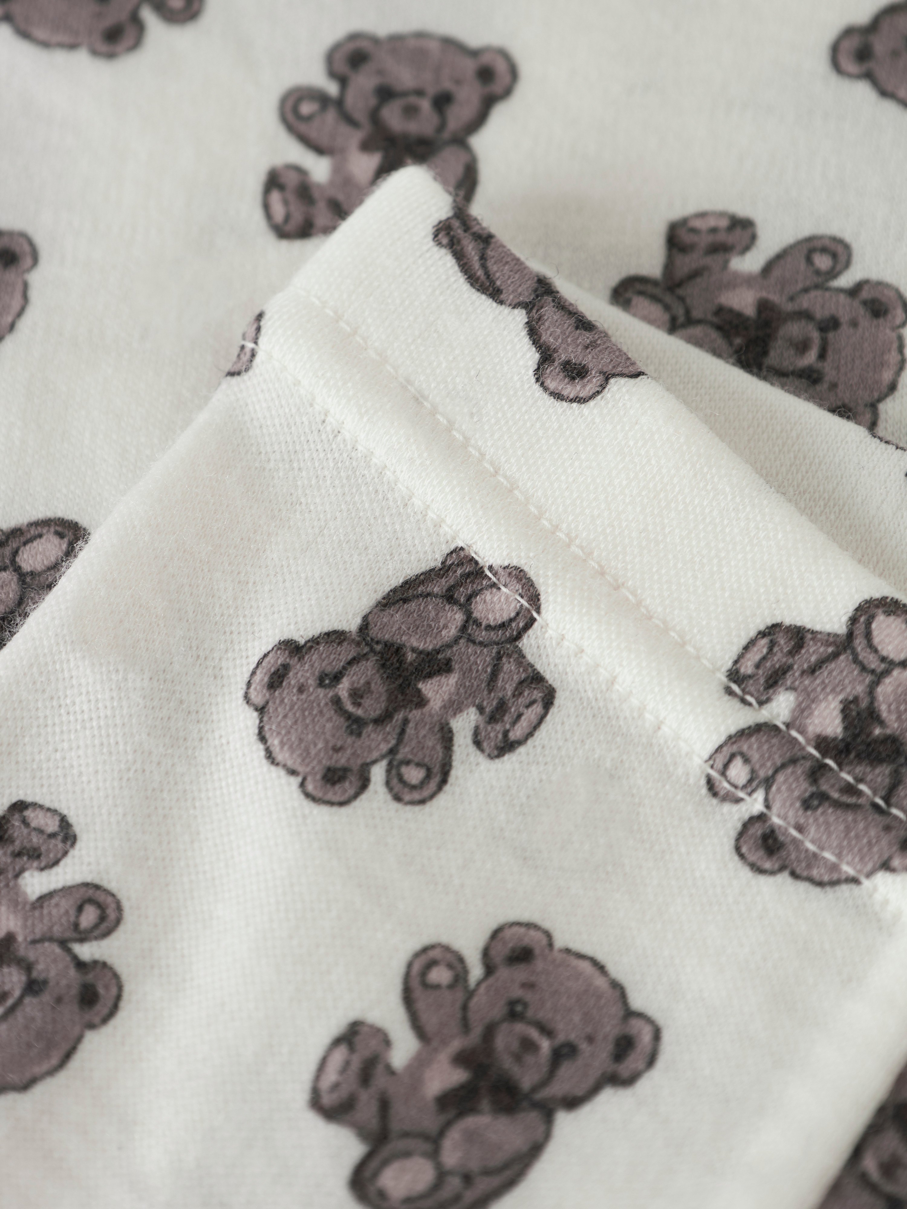 Name It Snow White Teddy Bear Nbnwillu Ull Leggings