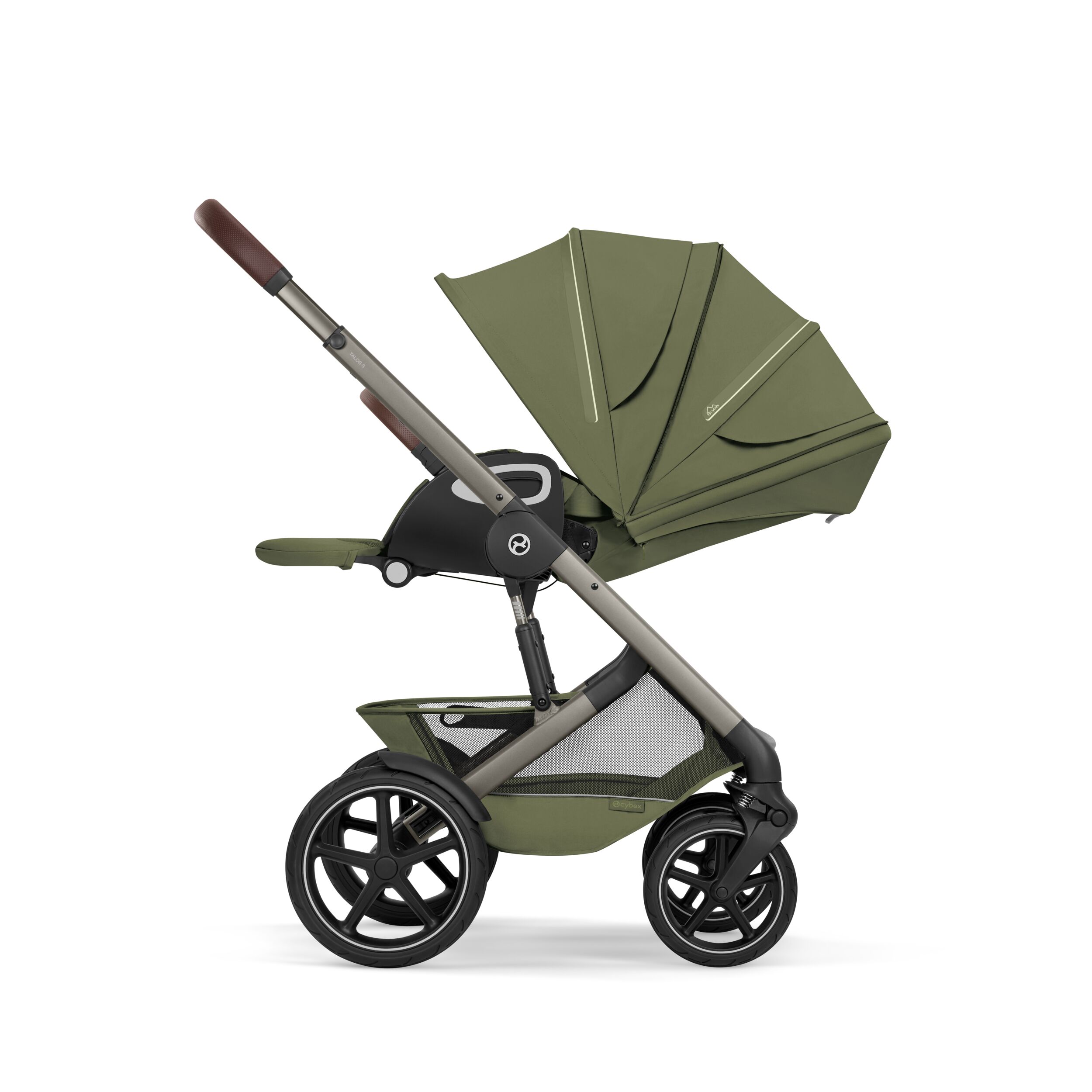 Cybex Talos S Lux Duo med Fold-Cot Moss Green