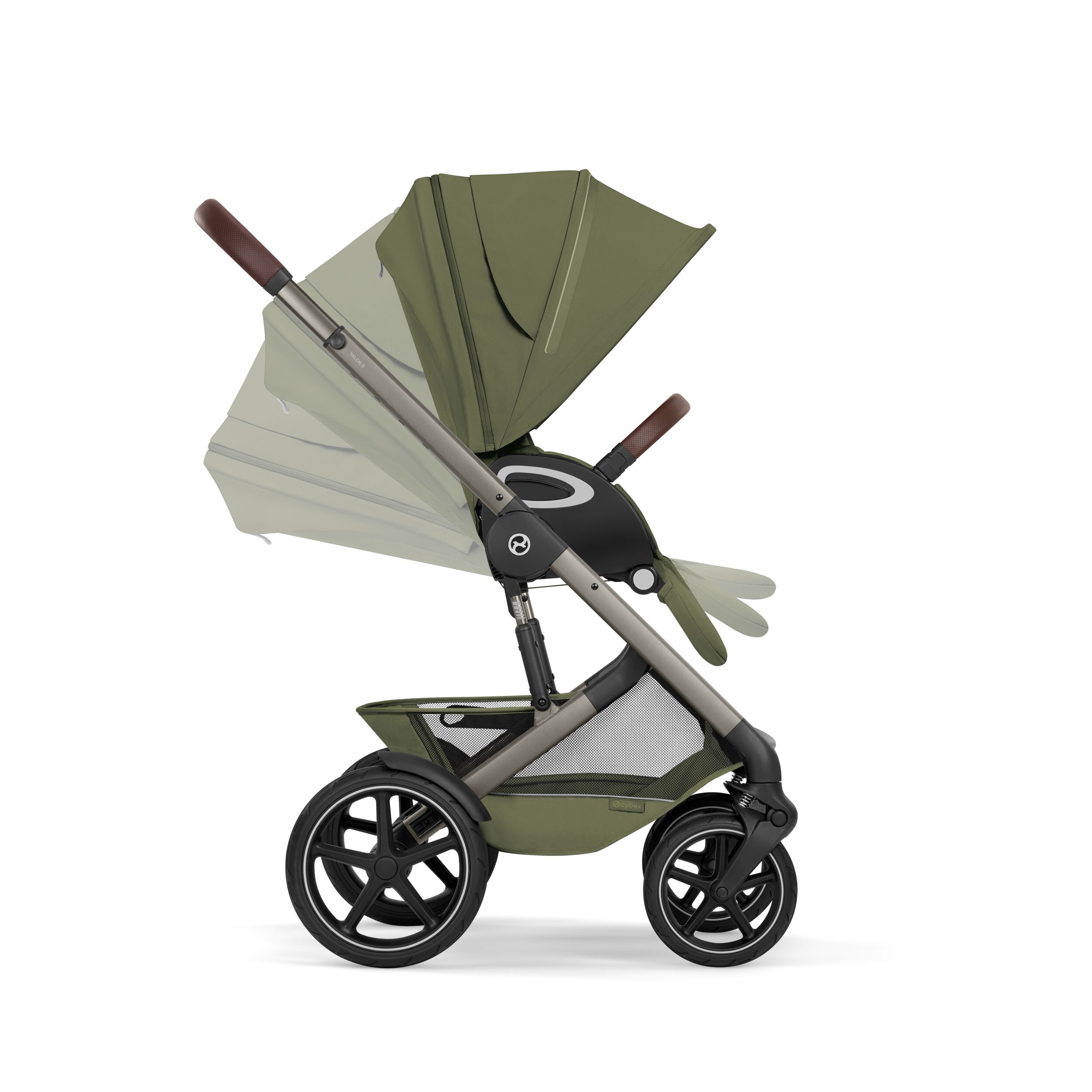 Cybex Talos S Lux Duo med Fold-Cot Moss Green