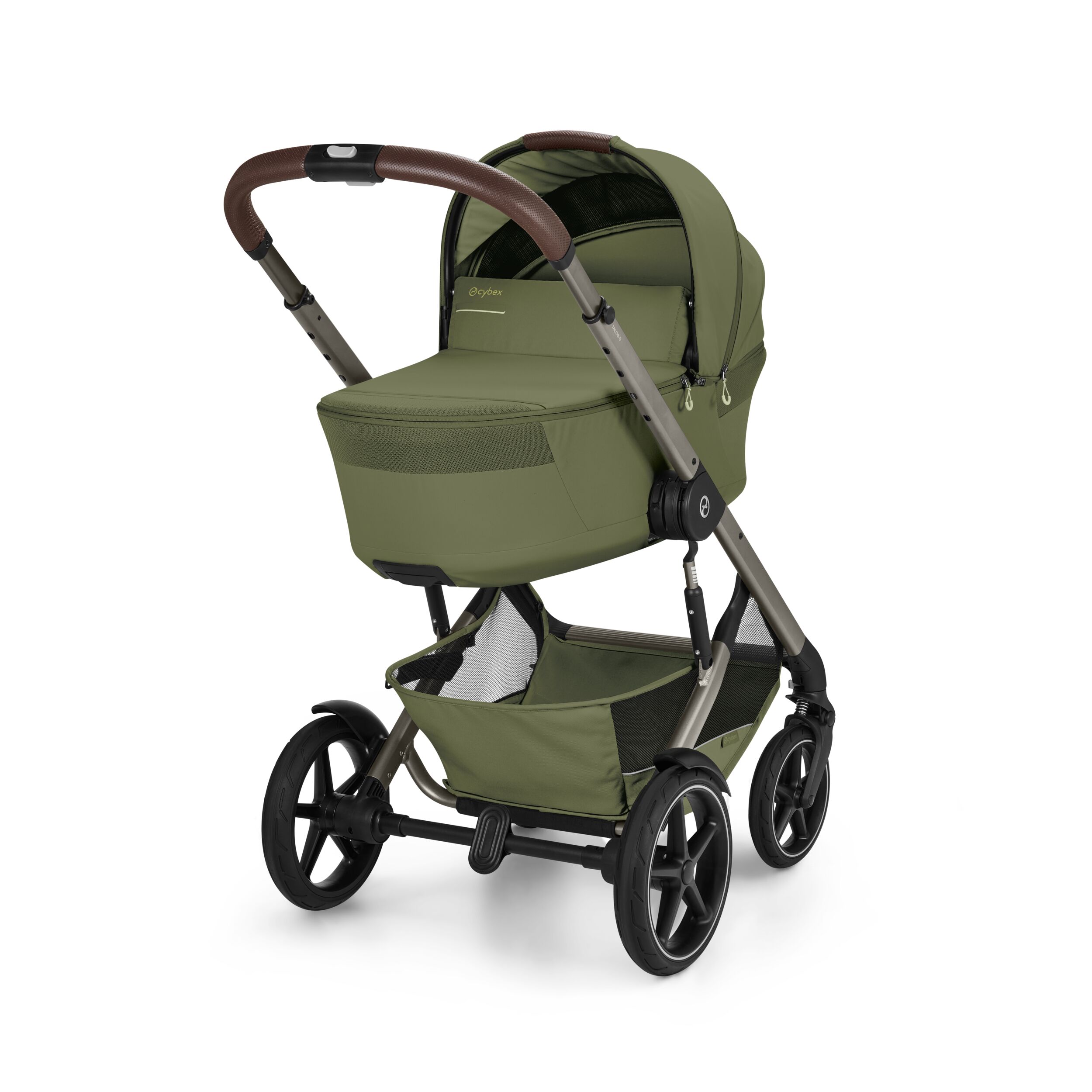 Cybex Talos S Lux Duo med Fold-Cot Moss Green
