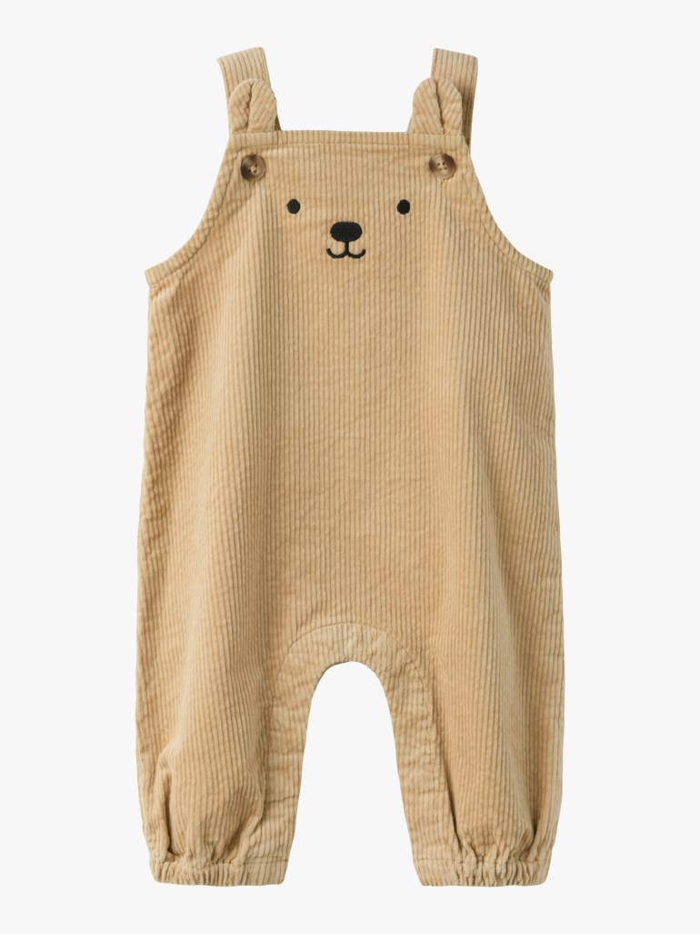 Name It Omega heldress i kordfløyel Grå - 11051968-Sesame-50 cm - 1