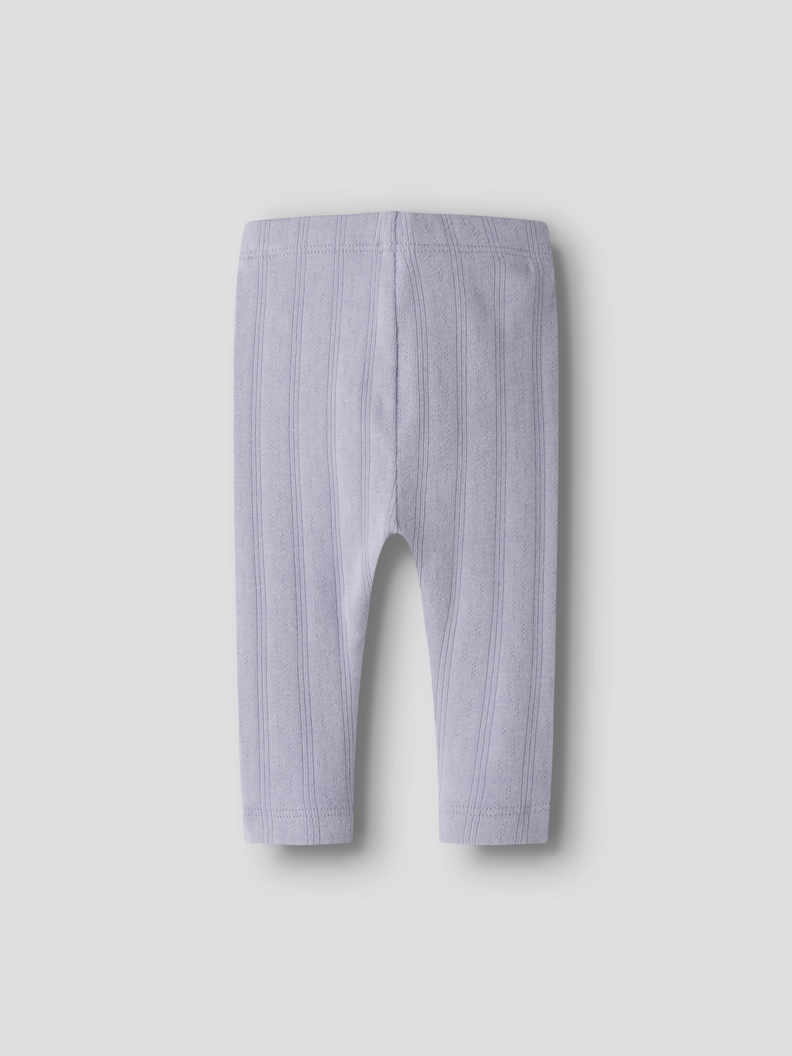 Name It Olene ribbestrikket leggings i økologisk bomull, heirloomlilac