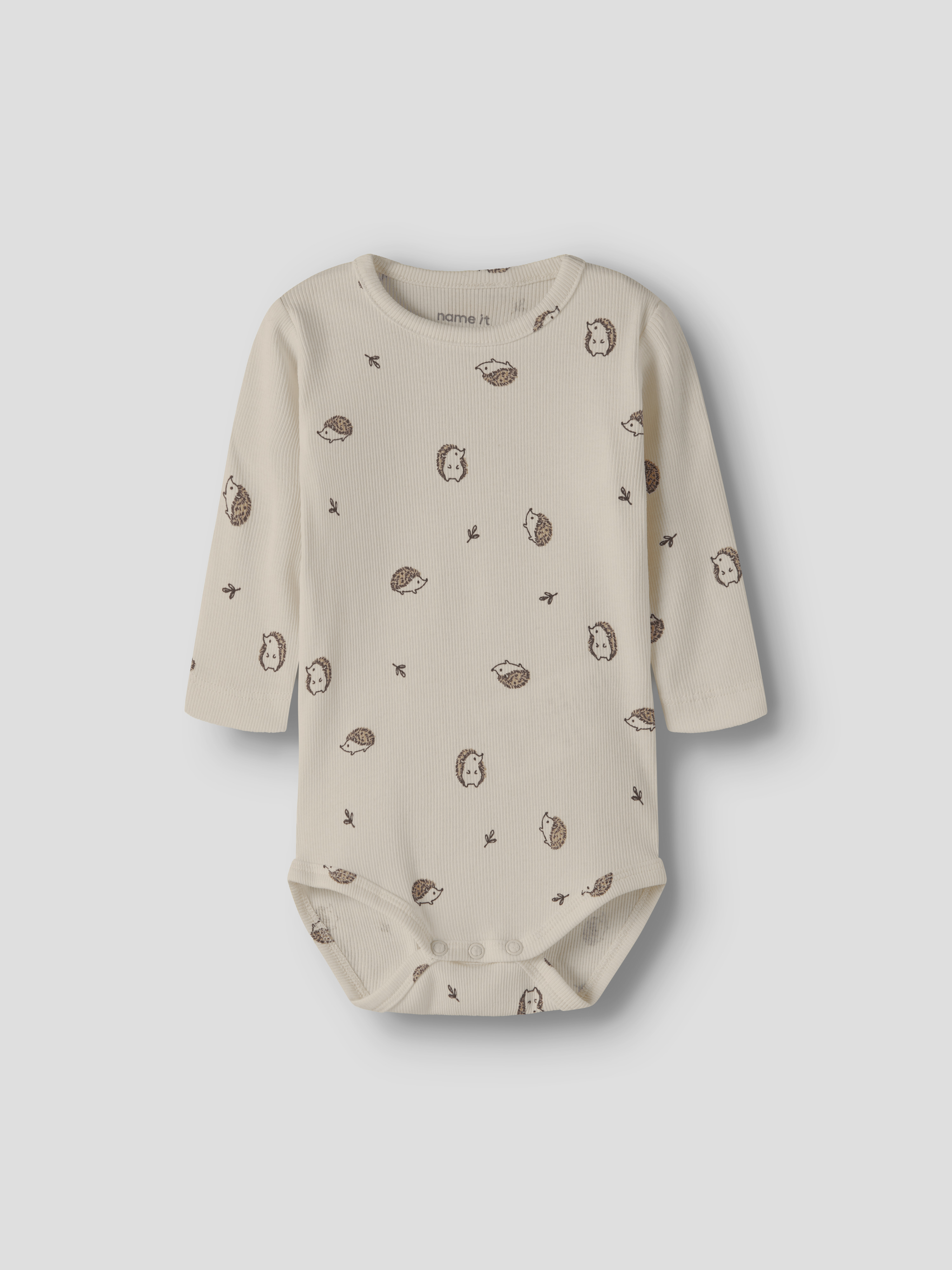 Name It Hogi kortermet bodysett i økologisk bomull, sesame