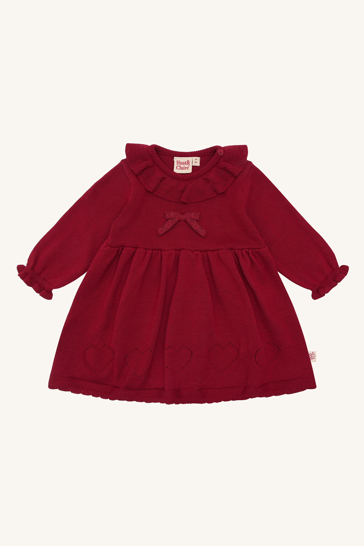 HCKlara xmas kjole, teaberry