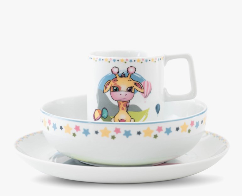 Jippi & Truls barneservise Hvit - undefined - 1