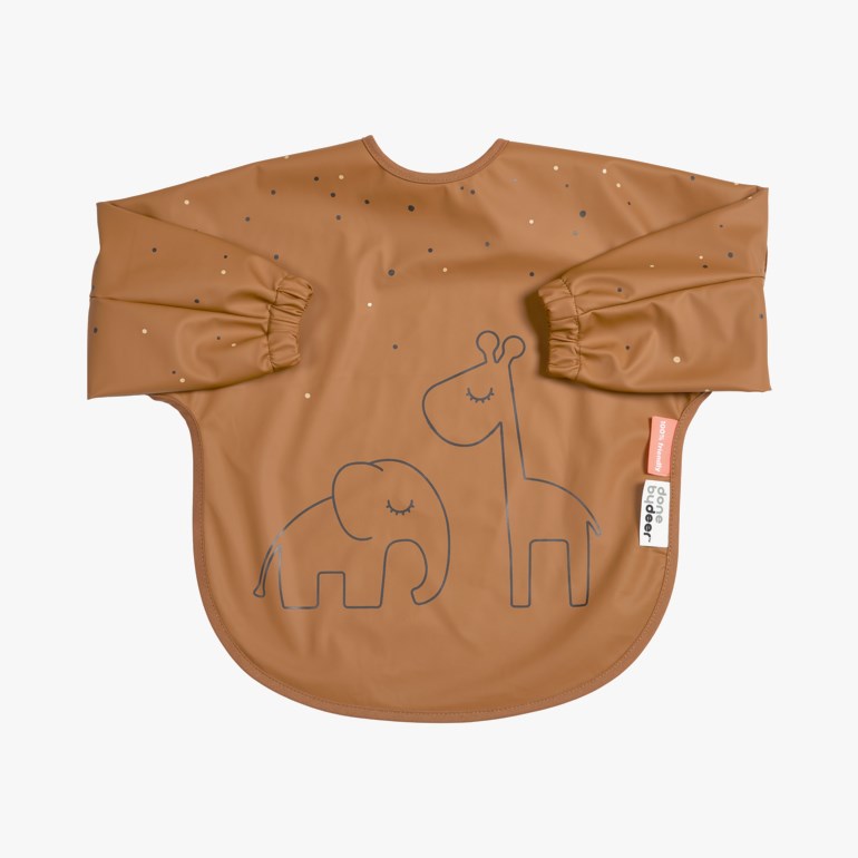 Dreamy dots smekke m/ermer 6-18 mnd Gul - undefined - 1