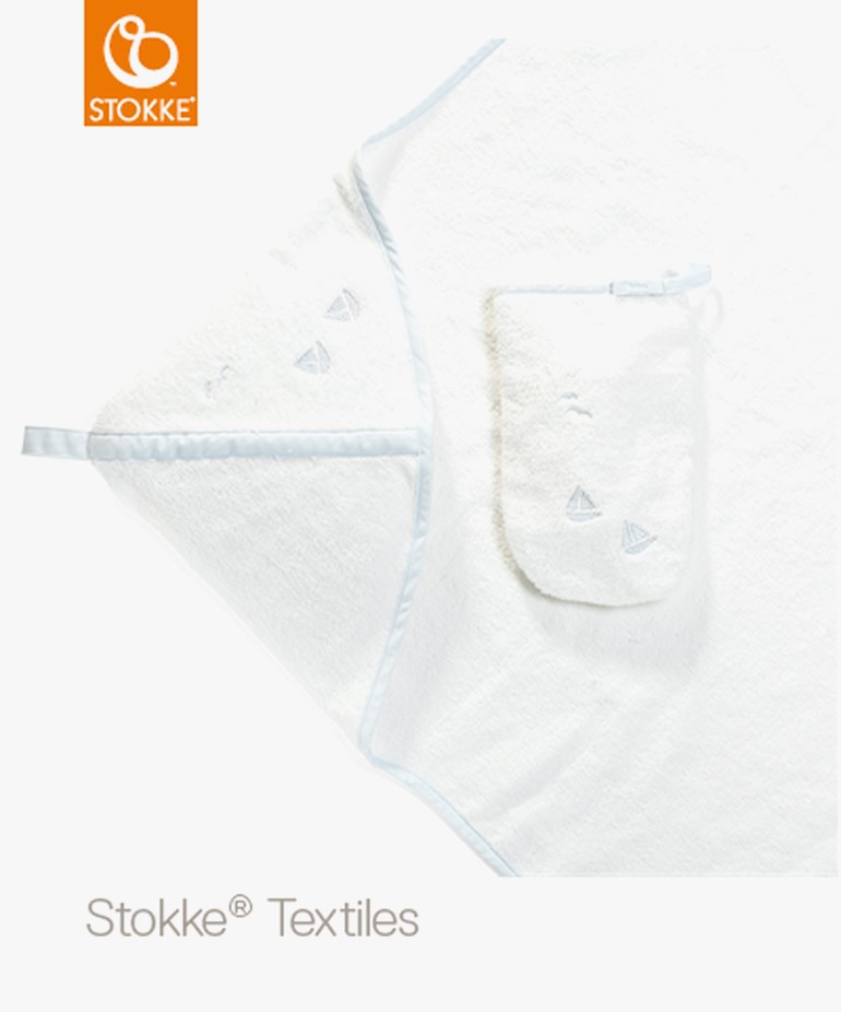 Håndkle med hette Blå - undefined - 1