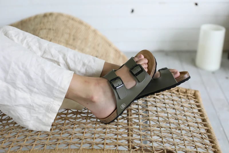 Axelda Charlie sandaler Grønn - 11049097-Olive/Blac-28 - 1