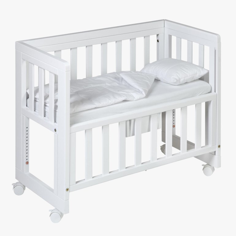 Bedside Crib two, white Hvit - undefined - 1