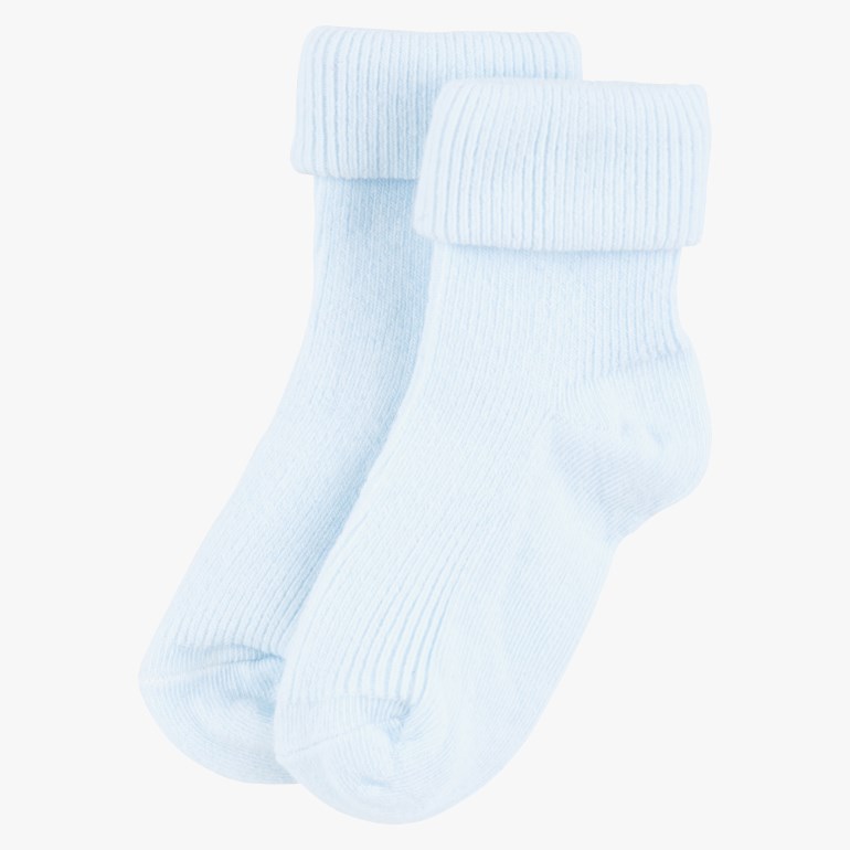 3pk baby bomullsokker. Blå - undefined - 1