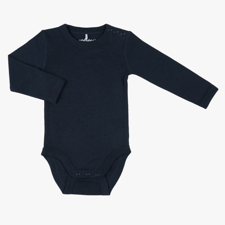 Bris ull/bambus body, navy Marine - undefined - 1