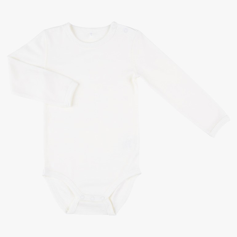 Bris ull/bambus body, offwhite Offwhite - undefined - 1