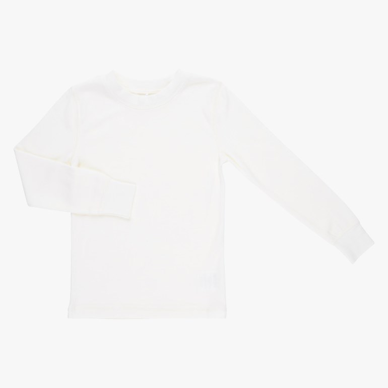 Bris ull/bambus trøye, offwhite Offwhite - undefined - 1