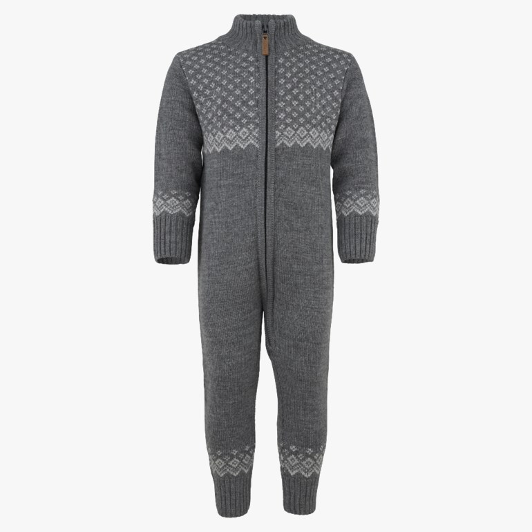Røros strikket ulldress Blå - undefined - 1