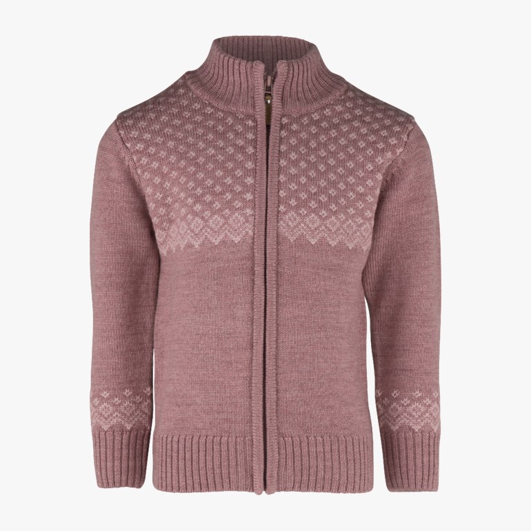 Røros strikket ullsett Rosa - undefined - 1