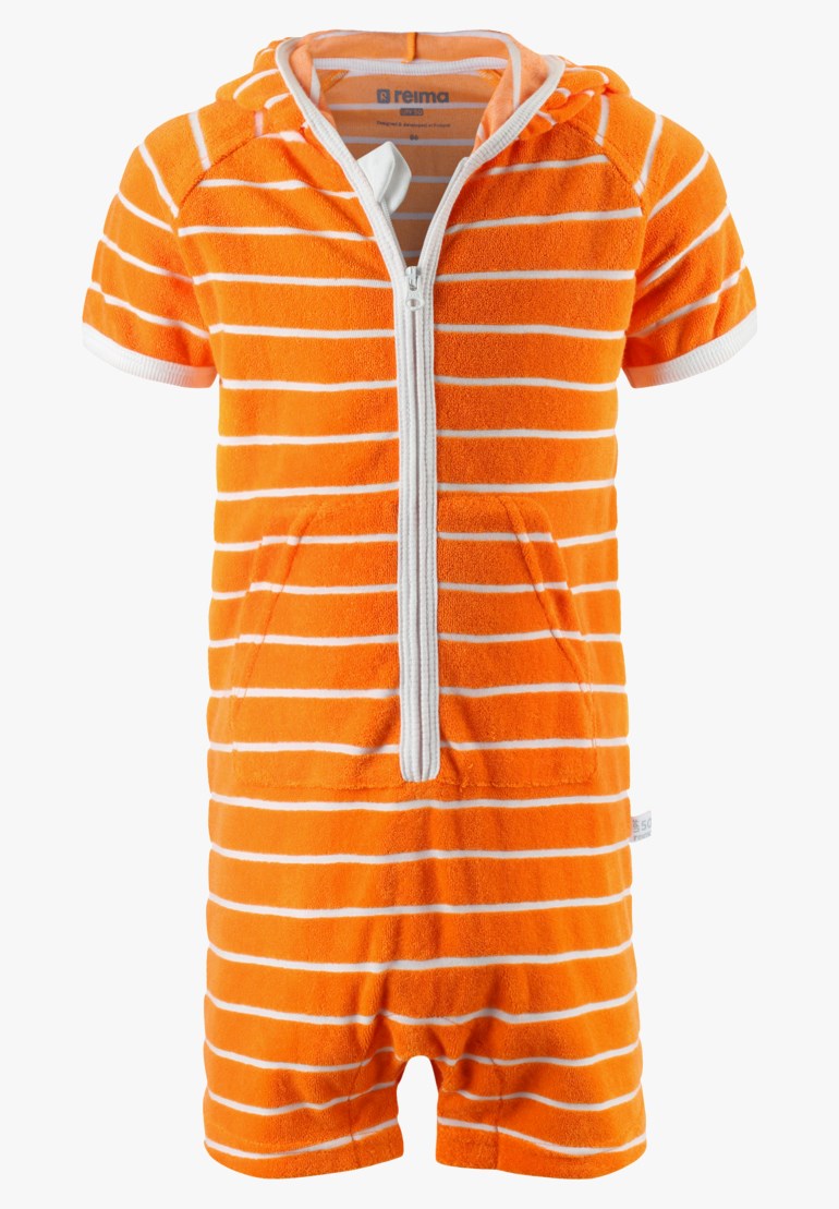 Oahu frottet dress., orange Oransje - undefined - 1